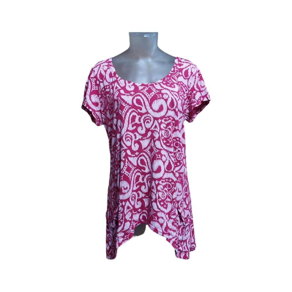 Fresh produce Asymmetrical hem Cut out back cotton Top Style 2257